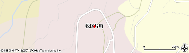 新潟県上越市牧区片町周辺の地図