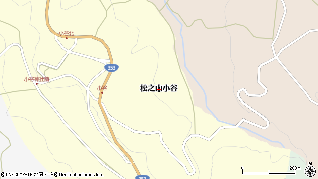 〒942-1402 新潟県十日町市松之山小谷の地図
