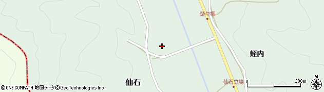 福島県古殿町（石川郡）仙石（野竹）周辺の地図