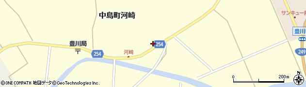 石川県七尾市中島町河崎イ45周辺の地図
