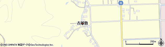福島県いわき市四倉町長友（古屋敷）周辺の地図
