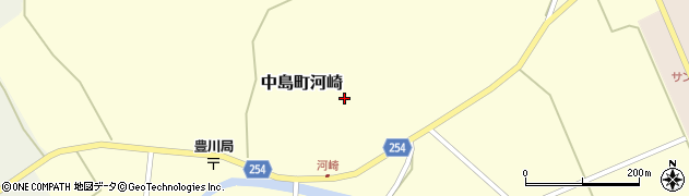 石川県七尾市中島町河崎（イ）周辺の地図