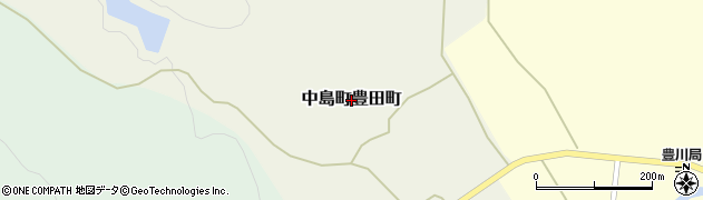 石川県七尾市中島町豊田町周辺の地図