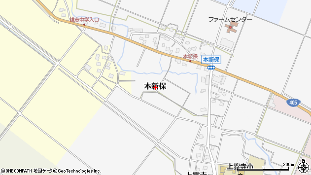 〒943-0123 新潟県上越市本新保の地図