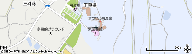 福島県白河市東上野出島（大久保）周辺の地図