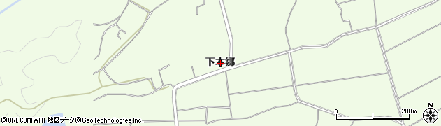 福島県白河市東栃本（下本郷）周辺の地図