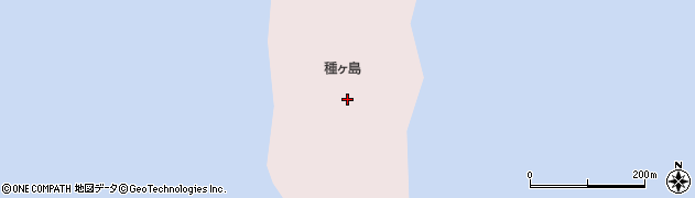 種ケ島周辺の地図