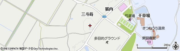 福島県白河市東釜子（三斗蒔）周辺の地図