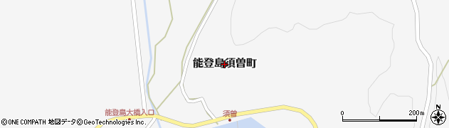石川県七尾市能登島須曽町周辺の地図