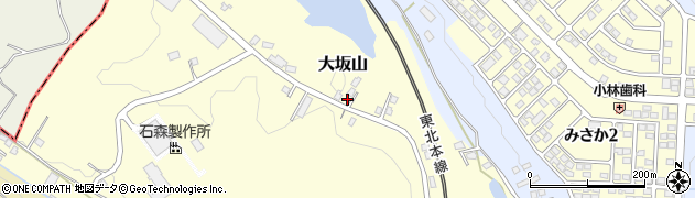 福島県白河市大坂山27周辺の地図