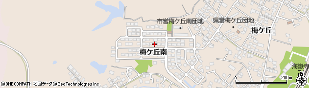 福島県いわき市四倉町（梅ケ丘南）周辺の地図
