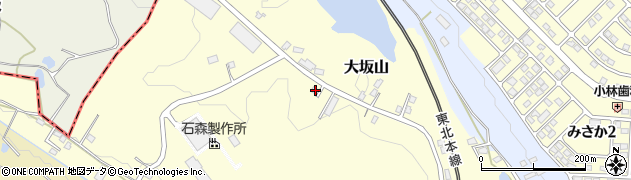 福島県白河市大坂山25周辺の地図