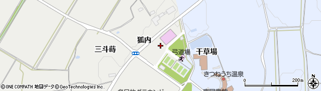 福島県白河市東釜子（狐内）周辺の地図
