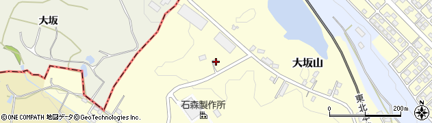 福島県白河市大坂山12周辺の地図