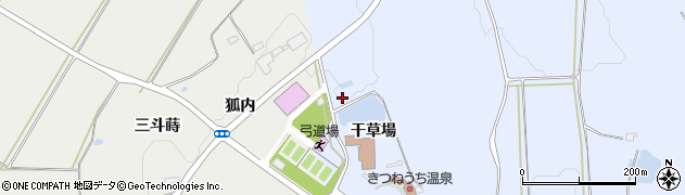 福島県白河市東上野出島（干草場）周辺の地図