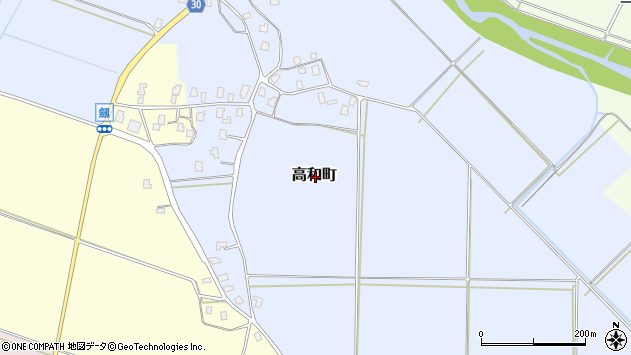 〒943-0421 新潟県上越市高和町の地図