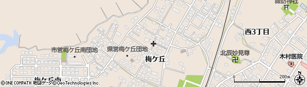 福島県いわき市四倉町（梅ケ丘）周辺の地図