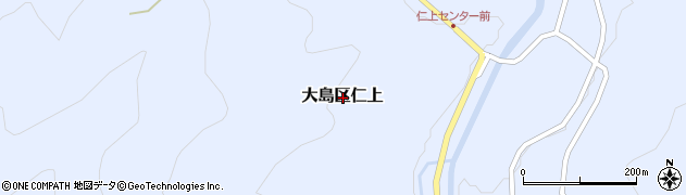 新潟県上越市大島区仁上周辺の地図