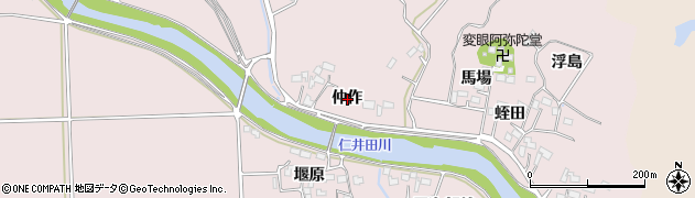 福島県いわき市四倉町戸田（仲作）周辺の地図