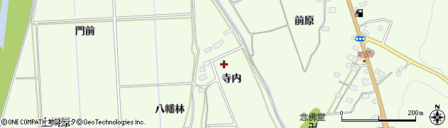 福島県いわき市小川町下小川（寺内）周辺の地図