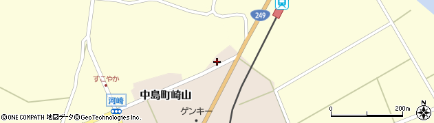 石川県七尾市中島町崎山（ヌ）周辺の地図