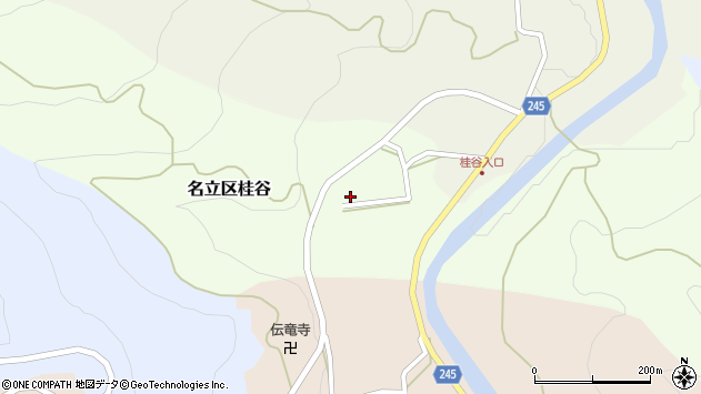 〒949-1618 新潟県上越市名立区桂谷の地図