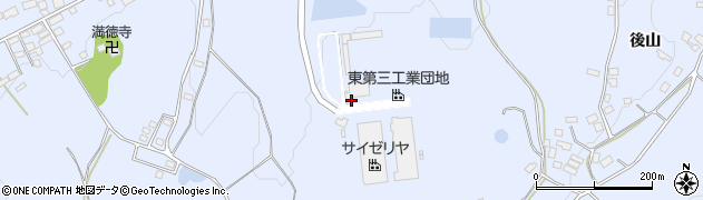 福島県白河市東上野出島中山周辺の地図