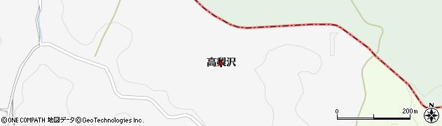 福島県浅川町（石川郡）里白石（高梨沢）周辺の地図
