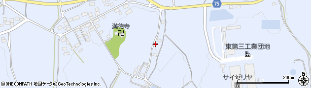 福島県白河市東上野出島（薮）周辺の地図