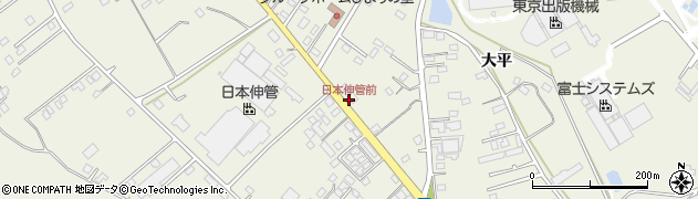 日本伸管前周辺の地図