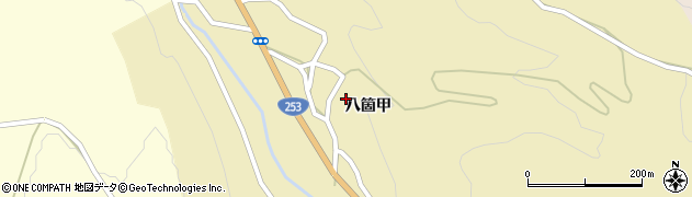 新潟県十日町市八箇（甲）周辺の地図