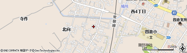 福島県いわき市四倉町（北向）周辺の地図