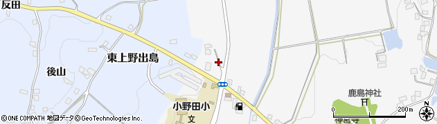 福島県白河市東下野出島（宮川）周辺の地図