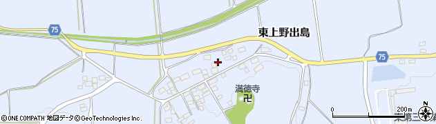 福島県白河市東上野出島反町周辺の地図