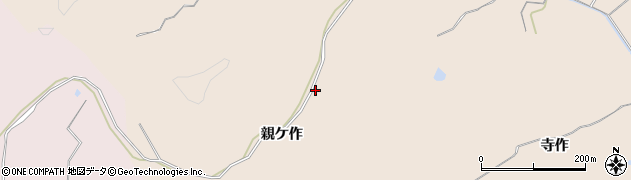 福島県いわき市四倉町親ケ作周辺の地図