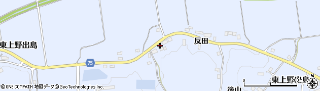 福島県白河市東上野出島反田143周辺の地図
