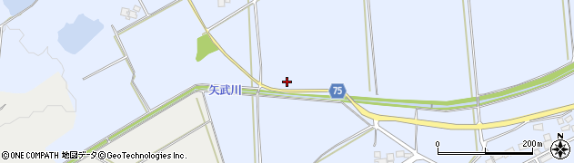 福島県白河市東上野出島（三筋）周辺の地図