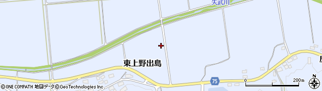 福島県白河市東上野出島（鶴蒔田）周辺の地図