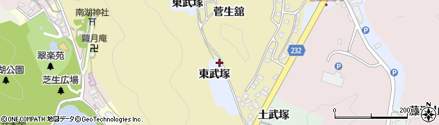 福島県白河市東武塚19周辺の地図