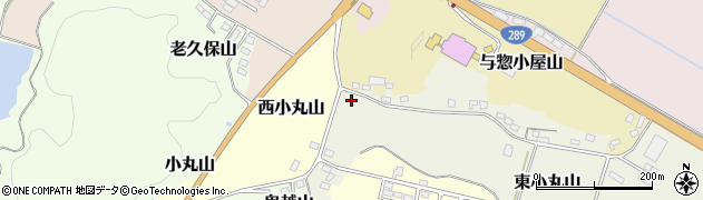福島県白河市東小丸山14周辺の地図