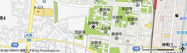 浄興寺周辺の地図