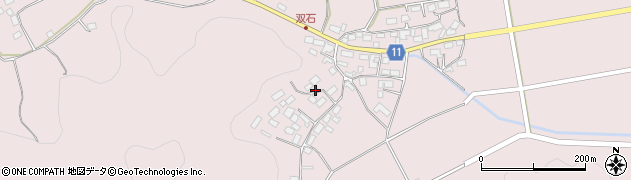 福島県白河市双石周辺の地図
