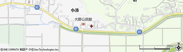 福島県いわき市四倉町山田小湊（方礼）周辺の地図