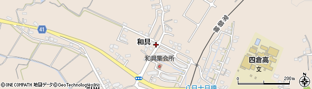 福島県いわき市四倉町和具周辺の地図