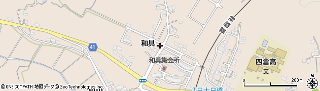 福島県いわき市四倉町（和具）周辺の地図