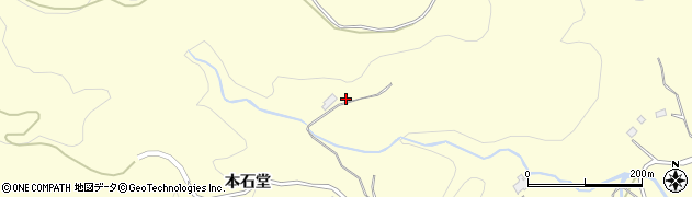 福島県いわき市小川町西小川（北石堂）周辺の地図