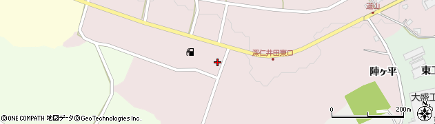 福島県白河市東深仁井田（林下）周辺の地図