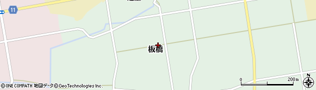 福島県白河市板橋柳町周辺の地図