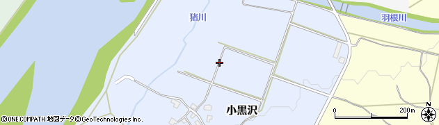 新潟県十日町市小黒沢周辺の地図