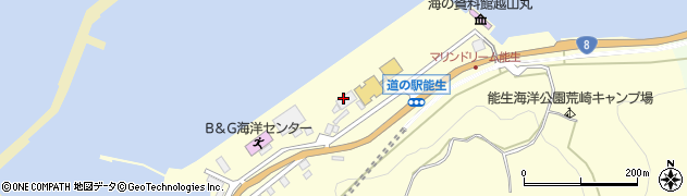 糸魚川市観光協会　能生観光案内所周辺の地図
